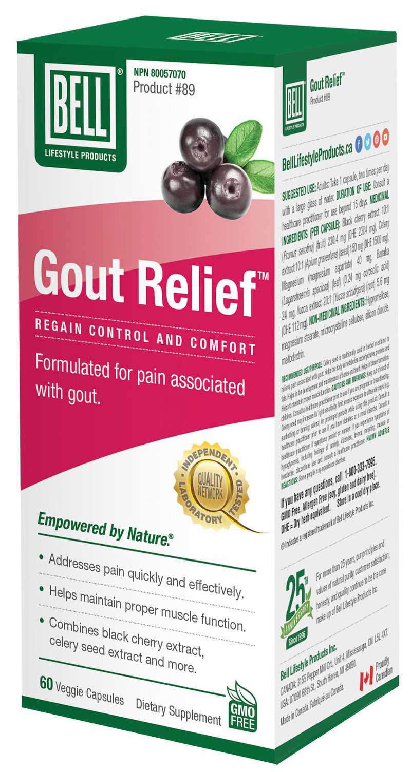 89 Gout Relief  Bell Lifestyle Products – Bell Lifestyle Products